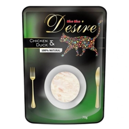 MIAU MIAU DESIRE Plic Pui File si Rata in Supa 70g