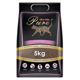 MIAU MIAU Nisip Pisici Pure Lavender 5 kg