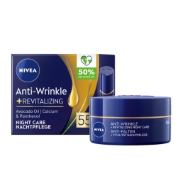 NIVEA CREMA NOAPTE 50ML ANTIRID 55+