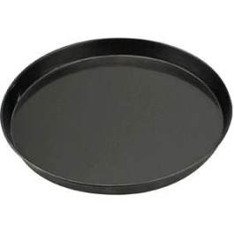 Tava pizza, rotunda, tabla neagra, diametru 300mm, inaltime 25mm