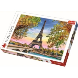 Puzzle romanticul Paris 500 de piese, Trefl