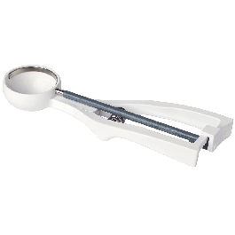 Portionator inghetatata, lama si arcul din inox, axul central are culoare albastra