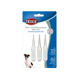 Picaturi Antiparazitare Naturale Pentru Caini, Spot-On, Pana la 15 kg (de la 2 luni), 3x1.5 ml, 25377