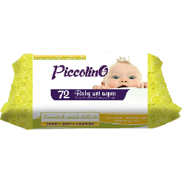 Piccollino Servetele umede delicate, 72 buc