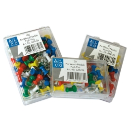 Pioneze panou pluta, 20/cutie, ALCO - asortate