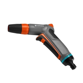Pistol de stropit, PVC, debit reglabil, 2 jeturi stropire, Gardena Comfort