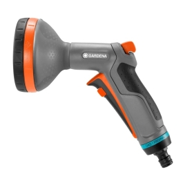 Pistol de stropit, PVC, debit reglabil, 5 jeturi stropire, Gardena