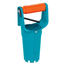 Plantator rasaduri Gardena 03412-20, cu declansator pe maner, otel, cu maner plastic