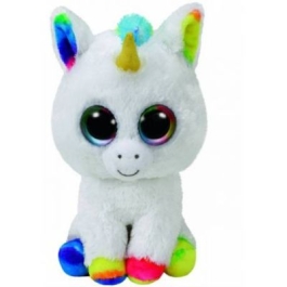 Plus 24 cm Boos Pixy unicorn alb, TY