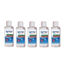 Pachet Hygienium Virucid Gel dezinfectant maini  5x85 ml, avizat de Ministerul Sanatatii