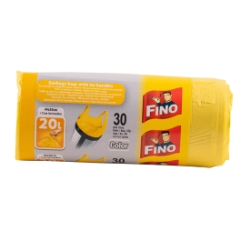Fino saci menajeri galben 30 buc, 20 L