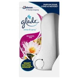 Glade Aparat electric odorizant Relaxing Zen Sense and Spray , 18 ml