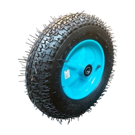 Roata Broman 3.50-8, cauciuc TOP, rulment si ax 20