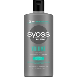 Sampon barbati pentru par normal si subtire, 440 ml, Syoss Men Volume