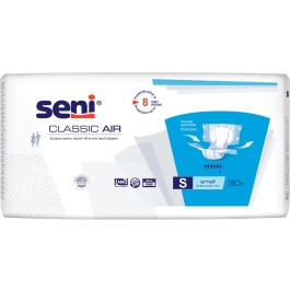 Scutece adulti Small, 30 buc - Seni Classic Air