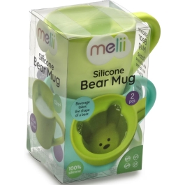 Set 2 cani copii design interior urs albastru si verde Melii