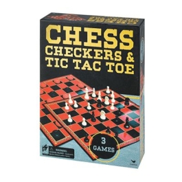 Set 3 Jocuri. Sah, dame si tic tac toe