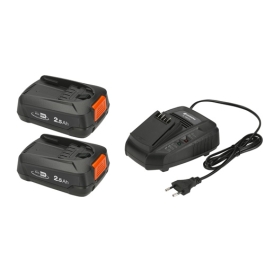 Set baterie 2 X PBA 18V/45 2,5 Ah si incarcator AL1830CV 