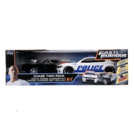 Set masinute Fast and Furious RC Toyota Supra&Dodge Charger Srt, JadaToys