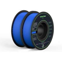 Set de 2x Filament AnkerMake PLA+ pentru imprimanta AnkerMake 3D, 2 kg, proiectat pentru imprimare de mare viteza Albastru