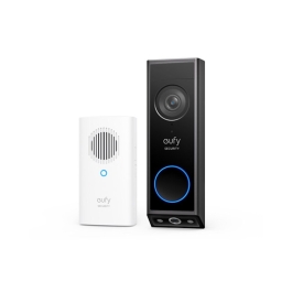 Set Sonerie video eufy S340 cu difuzor wireless, Dual Camera, 2K HD, Negru