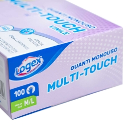 Logex set 100 manusi vinil M/L