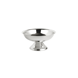 Cupa inghetata, cu picior, inox, diametru 95mm