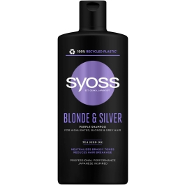 Sampon pentru par Blonde & Silver, 440 ml, Syoss