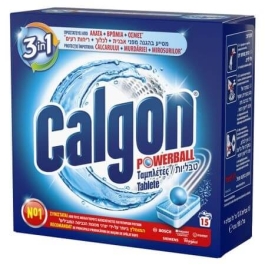 Calgon tablete anticalcar Powerball 3in1, 15buc x 13gr