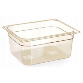 Tava gastronorm GN 1/2 din policarbonat, Hendi, 6.1 litri, 325x265x(H)100 mm, BPA free, rezistenta la temperaturi -40 pana la 150 C, rezistenta mare la impact