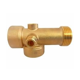 Teu de legatura din alama cu 5 cai 9cm 170g