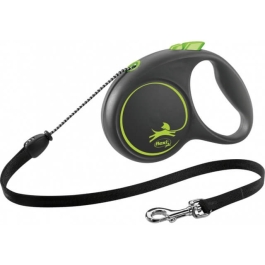 Trixie Lesa Flexi Black Design Snur M 5m/20kg Green