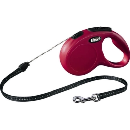 Trixie Lesa Flexi Snur Classic S 5 m /12 kg Rosu