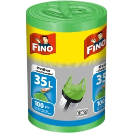 Fino Saci menajeri cu manere 35 L, 100 buc