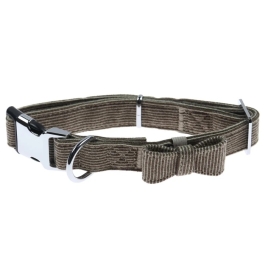 Zgarda caini papion, maro, 40 - 55 x 2.5, 4DOG