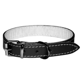 Zgarda Pasla Neagra 12x360 mm 4DOG 