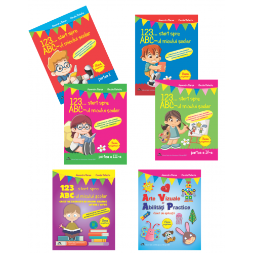 Set 6 carti 123... Start spre ABC-ul micului scolar