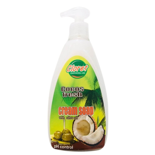 Cloret Sapun Lichid Cremos Cocos Fresh 500 ml pentru igiena mainilor