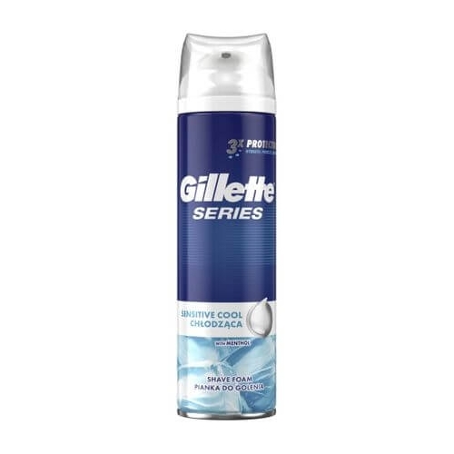 Gillette Spuma de ras Sensitive cool, 250 ml