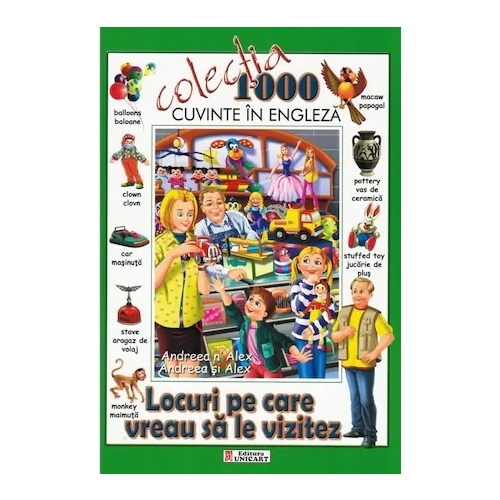 1000 cuvinte in engleza. Locuri de vizitat