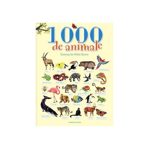 1000 de animale. Ilustratii de Nikki Dyson