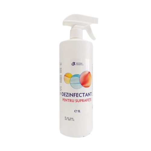 Biostar Cosmetics Dezinfectant pentru suprafete cu pulverizator, 1 L 