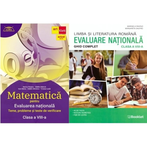 Pachet Evaluarea Nationala 2027. Limba si literatura romana si Matematica - Marinela Pantazi, Marius Perianu