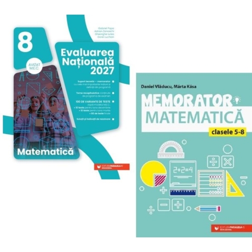 Pachet Evaluarea Nationala. Matematica 2027 clasa a 8-a - Gabriel Popa Marta Kasa