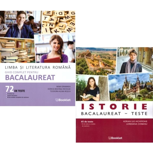 Pachet Bacalaureat Limba si literatura romana 72 teste si Istorie 65 de teste - Mimi Gramnea Adrian Ilie Aichimoaie