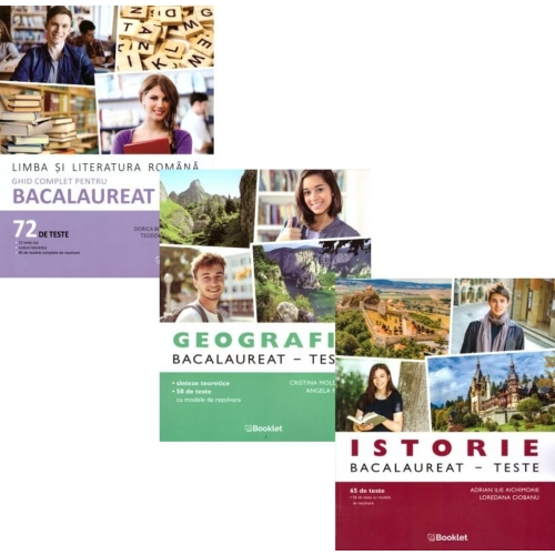 Pachet Bacalaureat 2027 Limba si literatura romana Geografie si Istorie - Mimi Gramnea Adrian Ilie Aichimoaie Cristina Moldovan