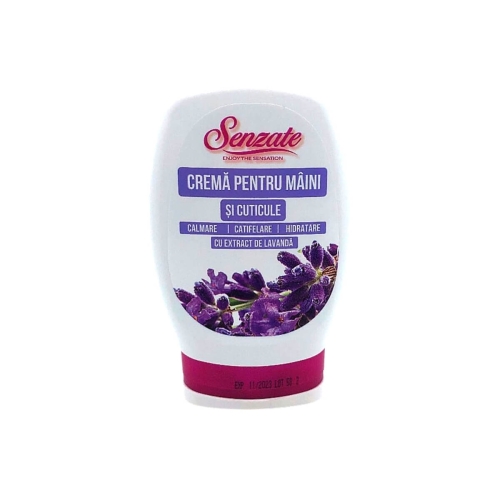Senzate Crema pentru maini si cuticule cu extract de lavanda, 75 ml
