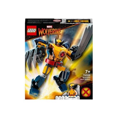 LEGO Marvel. Armura de robot a lui Wolverine 76202, 141 piese | 5702017154183