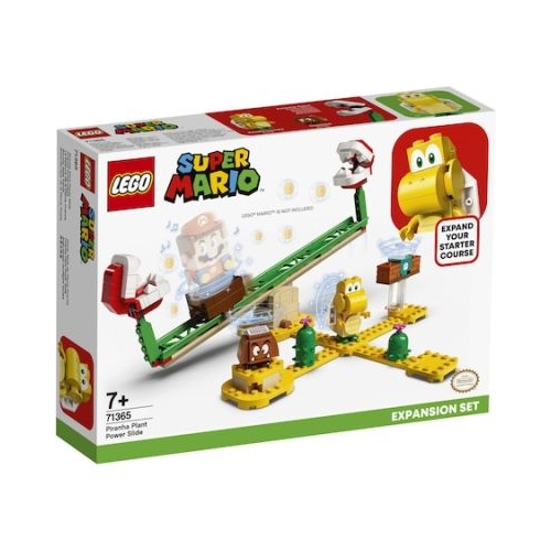 LEGO Super Mario. Set de extindere Toboganul Plantei Piranha 71365, 217 piese | 5702016618440