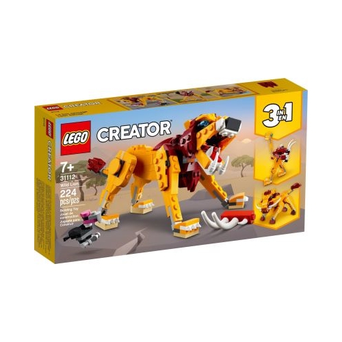 LEGO Creator 3 in 1. Leu salbatic 31112, 224 piese | 5702016888348 LEGO Creator Lego